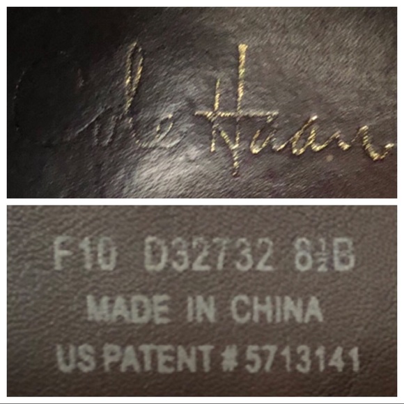 Cole Haan Brown Knee High Leather Riding Boots 8.5 - Picture 7 of 8